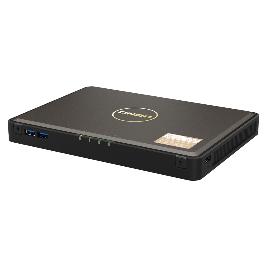 QNAP TBS-464 NAS Настольный Процессор Intel® Celeron® N5105 8 GB DDR4 0 TB QNAP Turbo System Черный – 5