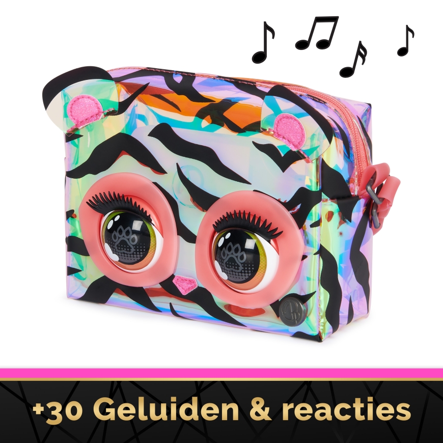 Purse Pets Purrisma Tiger Разноцветный Девочка Наплечная сумка – 3