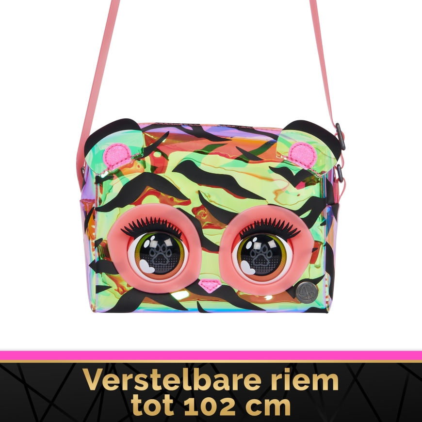 Purse Pets Purrisma Tiger Mitmevärviline Tüdruk Õlakott – 4