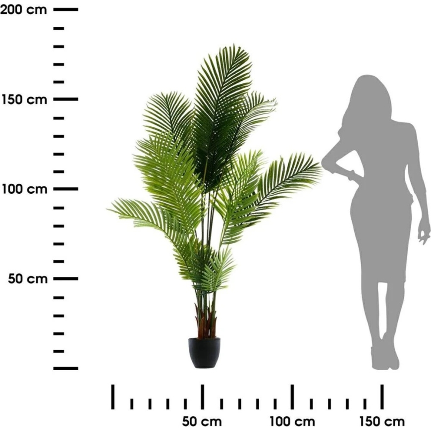 Atmosphera Kunstlik palm puukott, kõrgus 170 cm – 4