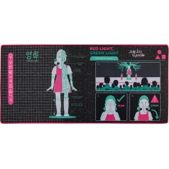 Pyramid Squid Game - Mouse Pad - Young Hee Blue Print | 80 x 35 cm