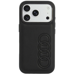 Audi TT Synthetic Leather MagSafe Case for iPhone 18 Pro / 17 Pro black
