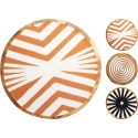 Mondex PLATE 3 DESIGN TYPES 30CM Mondex PLATE 3 DESIGN TYPES 30CM