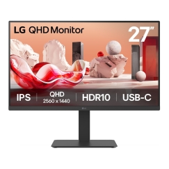LG 27BA65QB-B.AEU computer monitor 68.6 cm (27") 2560 x 1440 pixels Wide Quad HD LED Black