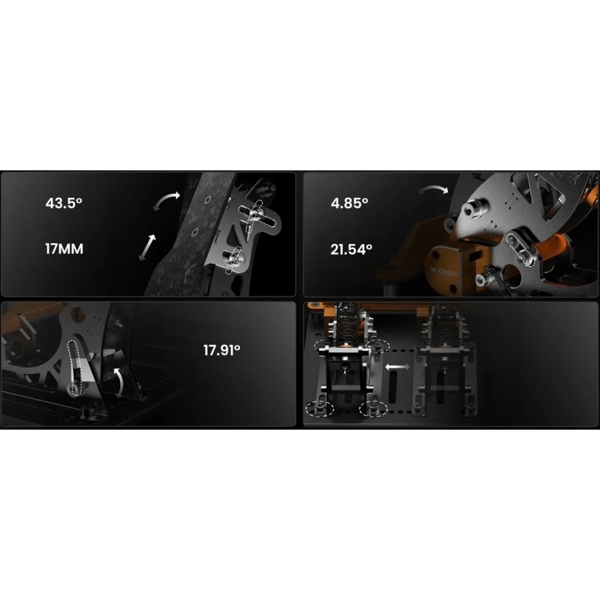 PXN PD LP Vector X gaming pedals – 3
