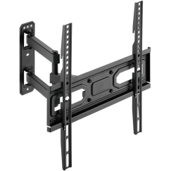 Kruger & Matz "KrugerMatz" wall mount for LED TV, 32–65 inches, black (vertical and horizontal adjustment)