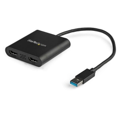 StarTech.com USB32HD2 USB-graafikaadapter 3840 x 2160 pikslit Must