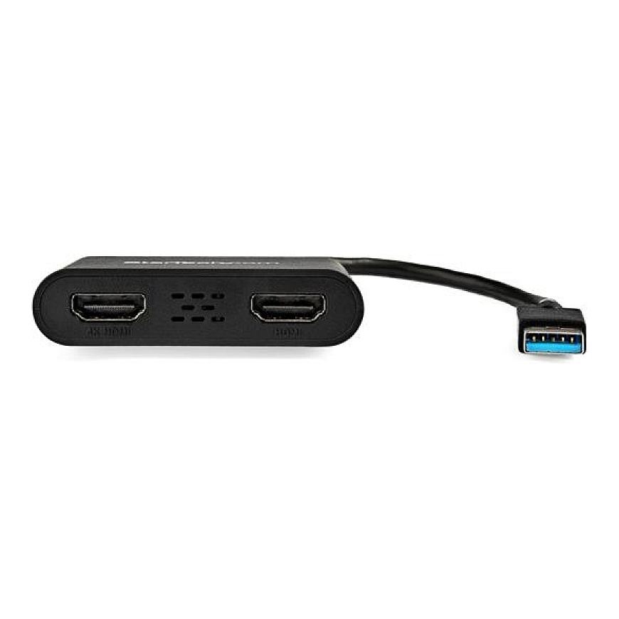 StarTech.com USB32HD2 USB grafiikka-adapteri 3840 x 2160 pikseliä musta – 2