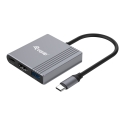 Equip 133488 USB ekrano adapteris 3840 x 2160 pikseliai Juoda, Pilka Equip 133488 USB ekrano adapteris 3840 x 2160 pikseliai Juoda, Pilka