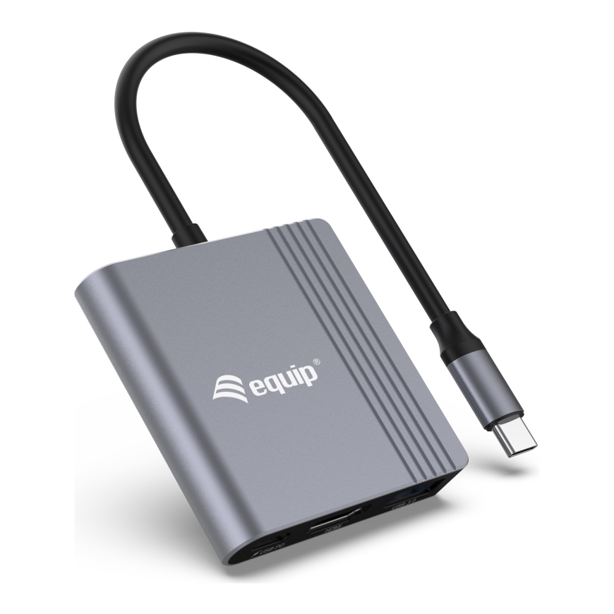 Equip 133488 USB-graafikaadapter 3840 x 2160 pikslit Must, Hall – 3