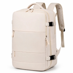 Extralink Black Forest KM06 Cream | Carry-On Travel Backpack | 45x20x30 cm