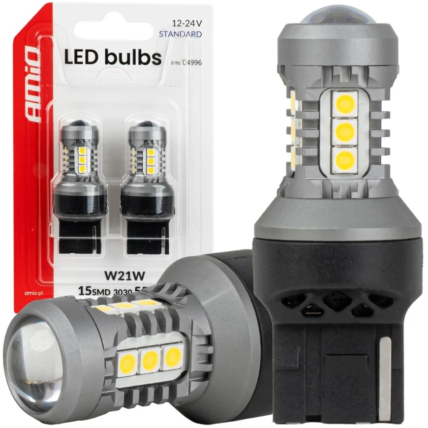 AMiO LED spuldzes standarts 7440 W21W