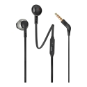 JBL Tune 205 Гарнитура Проводная Вкладыши Calls/Music Черный JBL Tune 205 Гарнитура Проводная Вкладыши Calls/Music Черный