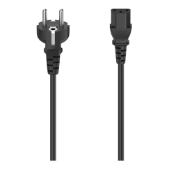 Hama 00200738 power cable Black 2.5 m Power plug type C C14 coupler