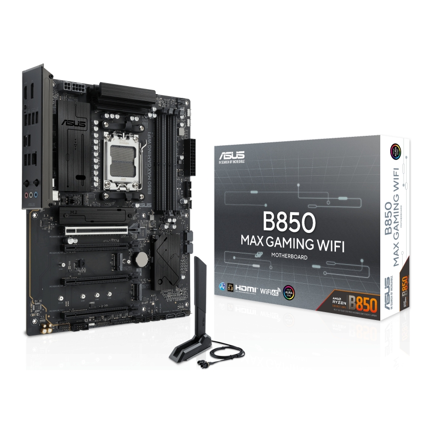 ASUS B850 MAX GAMING WIFI AMD B850 AM5 pieslēgvieta ATX