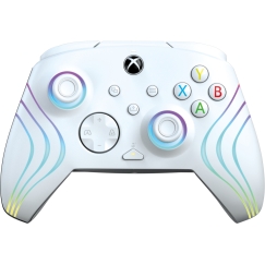 PDP Afterglow Wave Balts USB Spēļu paliktnis Analogā / digitālā PC (dators), Xbox Series S, Xbox Series X