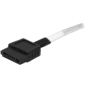 StarTech.com SAS43SAT1M SAS (Serial Attached SCSI) -kaapeli 1 m Musta, Hopea StarTech.com SAS43SAT1M SAS (Serial Attached SCSI) -kaapeli 1 m Musta, Hopea