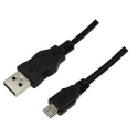 LogiLink 0.60m USB A-USB Micro B USB cable USB 2.0 Micro-USB B 0.48 Gbit/s Black LogiLink 0.60m USB A-USB Micro B USB cable USB 2.0 Micro-USB B 0.48 Gbit/s Black