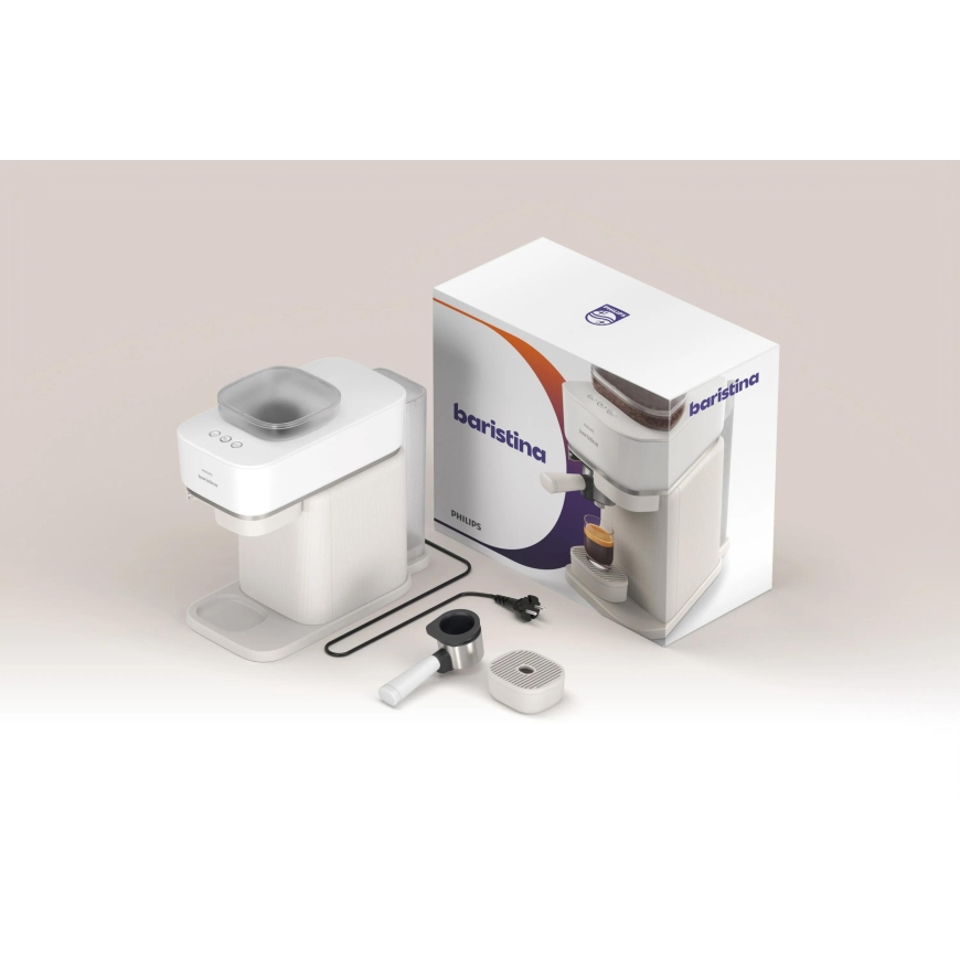 Philips Baristina Espresso machine, White BAR300/00 – 5