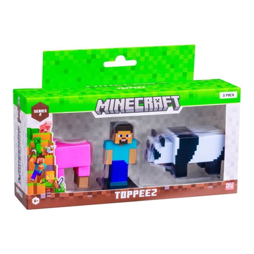 MINECRAFT S2 FIGURES - 3 PACK (ASSORTMENT) – 3