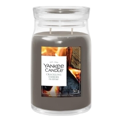 Yankee Candle Crackling Embers vahaküünal silindri kujul hall 1 tk