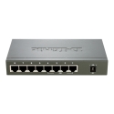 D-Link DES-1008PA verkkokytkin Hallitsematon Fast Ethernet (10/100) Power over Ethernet -tuki musta