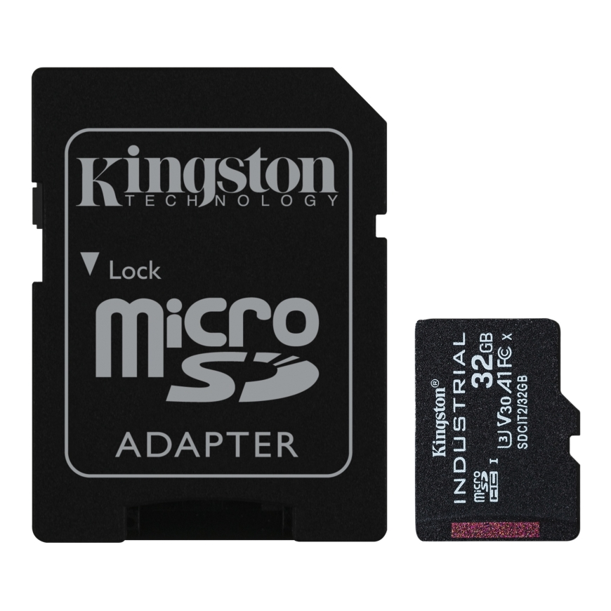Kingston Technology Industrial 32 GB MiniSDHC UHS-I Klass 10