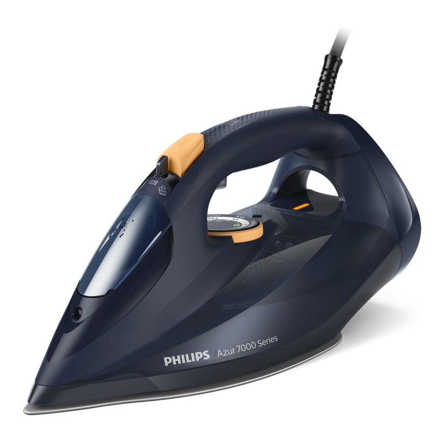 Philips 7000 series DST7060/20 HV Steam Iron Blue/Yellow