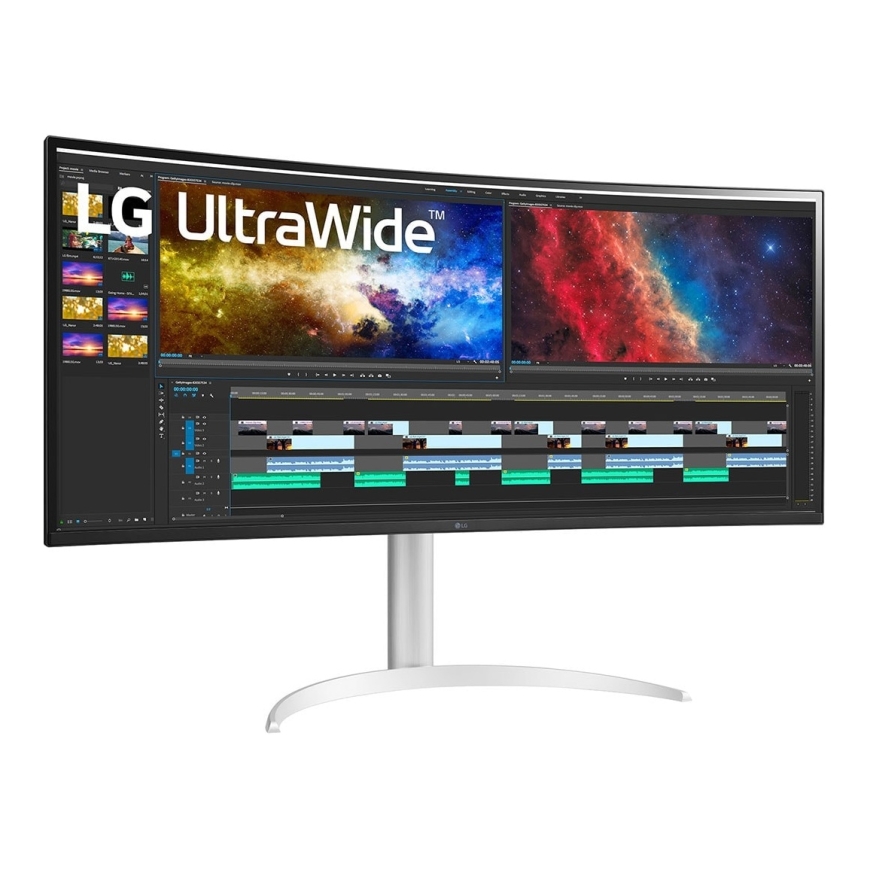 LG 38BQ85C-W computer monitor 95.2 cm (37.5") 3840 x 1600 pixels Quad HD+ White – 3