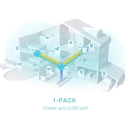 TP-Link Deco X50 Dviguba juosta (2,4 GHz / 5 GHz) Wi-Fi 6 (802.11ax) Balta 3 Vidinis TP-Link Deco X50 Dviguba juosta (2,4 GHz / 5 GHz) Wi-Fi 6 (802.11ax) Balta 3 Vidinis