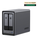 Ugreen NASync DXP2800 NAS System 2-Bay Compact Intel® N N100 8 GB DDR5 0 TB UGOS Pro Black Ugreen NASync DXP2800 NAS System 2-Bay Compact Intel® N N100 8 GB DDR5 0 TB UGOS Pro Black