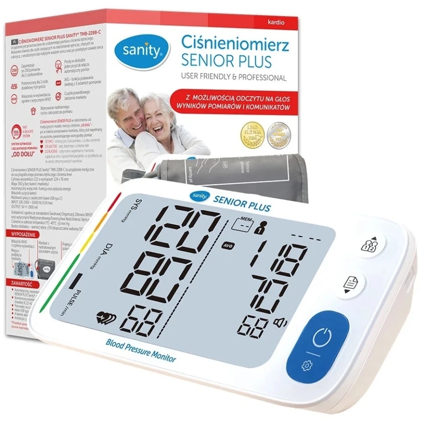 Sanity Senior PLUS asinspiediena mērītājs TMB-2288-C