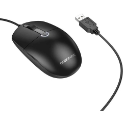 Borofone BG17 Morning Wired Computer Mouse Black