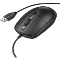 Borofone BG17 Morning Wired Computer Mouse Black