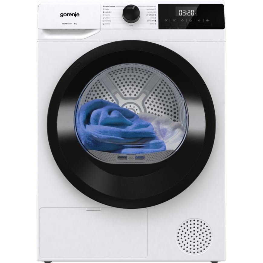 Gorenje DHNE82 veļas žāvētājs Brīvi novietots