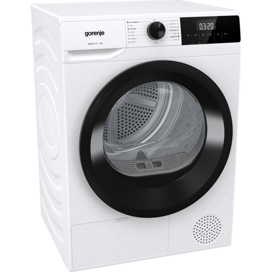 Gorenje DHNE82 сушилка для белья Отдельно стоящий Фронтальная загрузка 8 kg Белый – 2