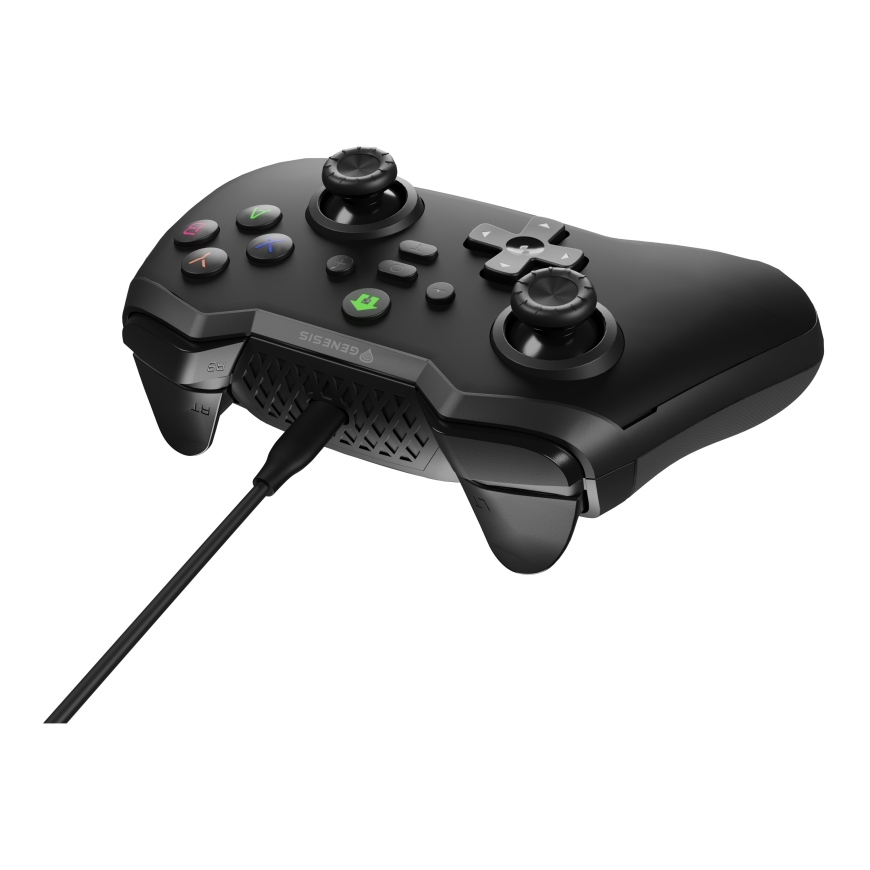 GENESIS Mangan 300 Juoda USB Žaidimų pultelis Analoginis / skaitmeninis Android, Nintendo Switch, PC – 4