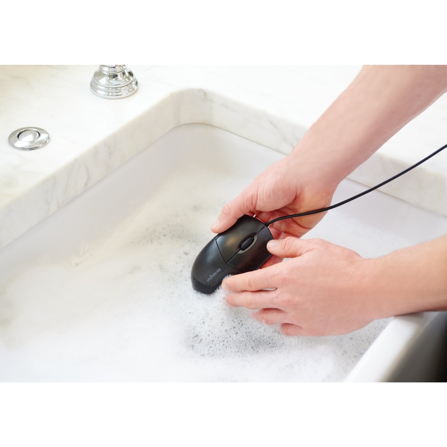 Kensington Pro Fit Washable Mouse Wired kompiuterio pelė Biuras Abiems rankoms USB Optinis 1600 DPI – 2