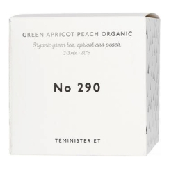 Teministeriet Biri arbata - 290 Green Apricot Peach - refillable package 100g