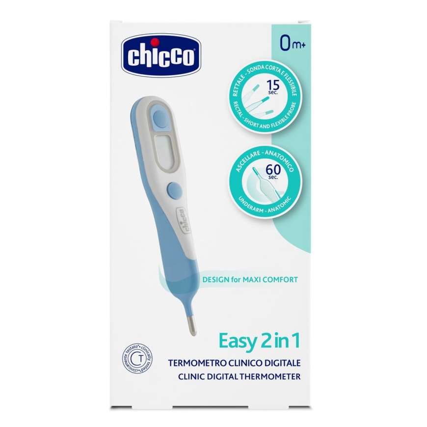 Chicco Baby Senses 00009594000000 Tālvadības termometrs Zils, Balts Universāls Pogas – 4