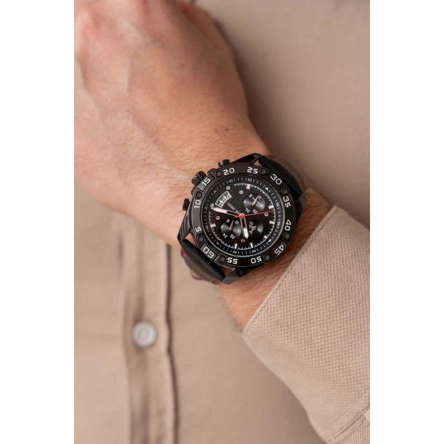 "Pacific U09" rubber watch strap - gray - 28 mm – 3