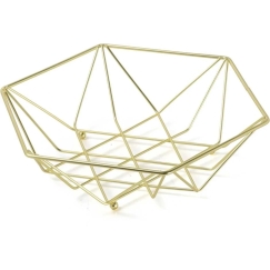 Metal decorative bowl D26xH7 cm, gold color, Ambition 29520
