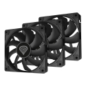GENESIS Oxal 120 Datora korpusam Ventilators 12 cm Melns 3 pcs GENESIS Oxal 120 Datora korpusam Ventilators 12 cm Melns 3 pcs