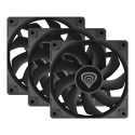 GENESIS Oxal 120 Datora korpusam Ventilators 12 cm Melns 3 pcs GENESIS Oxal 120 Datora korpusam Ventilators 12 cm Melns 3 pcs