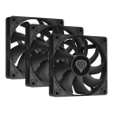 GENESIS Oxal 120 Datora korpusam Ventilators 12 cm Melns 3 pcs GENESIS Oxal 120 Datora korpusam Ventilators 12 cm Melns 3 pcs
