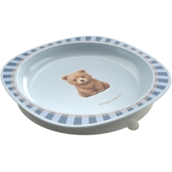 Canpol baby Plate with suction cup 23 cm Woodland blue