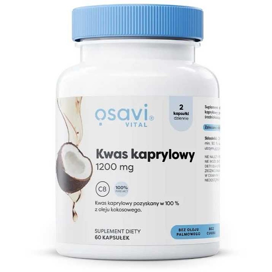 Osavi Kaprilo rūgšties 1200 mg uztura