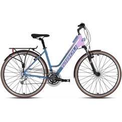 Dviračio modelis Tabou Kinetic 1 W navy-melrose-M / 19" (Dydis: M / 19")