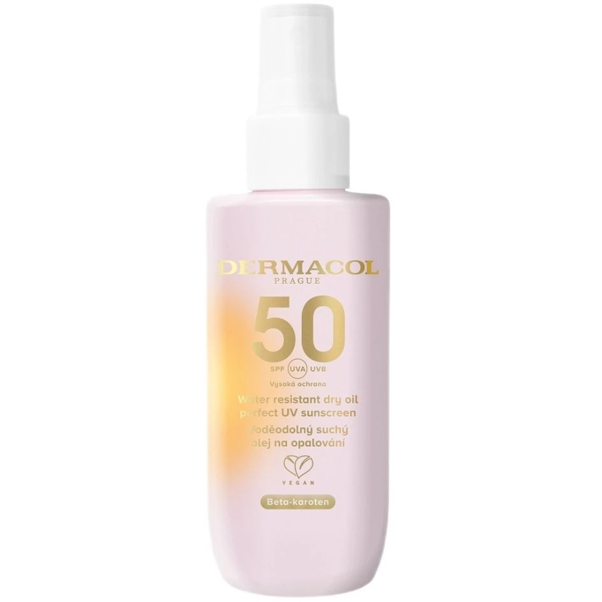 Dermacol Sun Care neperšlampams sausais eļļas