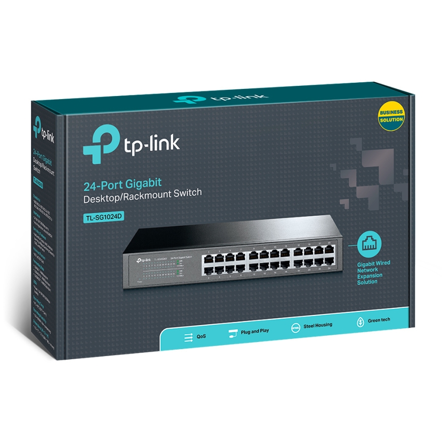 TP-Link 24-Port Gigabit Desktop/Rackmount Network Switch – 4